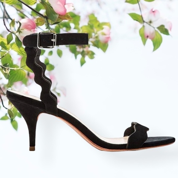 Loeffler Randall Shoes - LOEFFLER Randal Reina Black Suede Heels